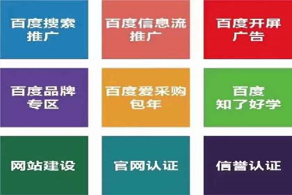 百度广告推广费用对比分析